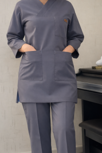 اسکراب طوسی زنانه لوما