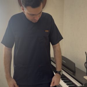 اسکراب مردانه سرمه ای لوما