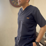 اسکراب مردانه سرمه ای لوما